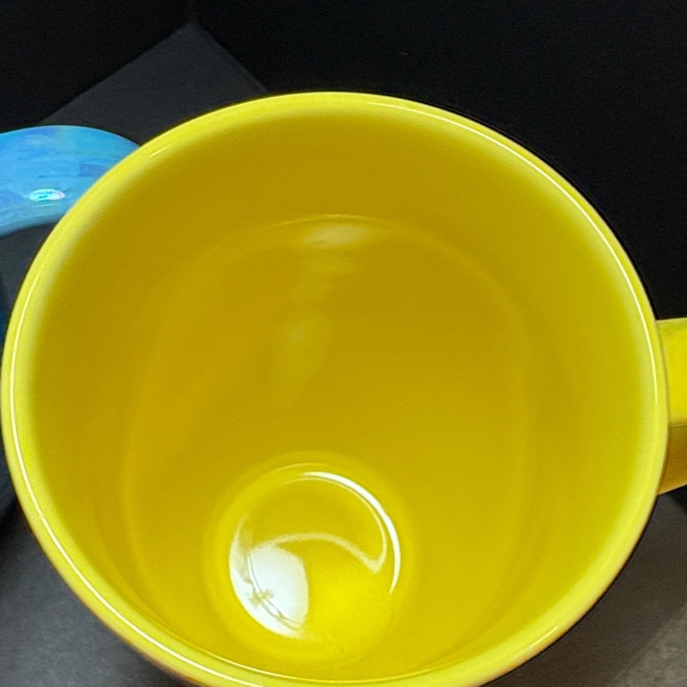 PAIR of Disney Princess Character Mugs — Blue & Yellow Interiors - set of 2 - Picture 2 of 11